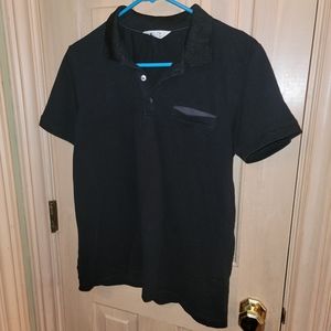 Calvin Klein Black Polo shirt Mens sz M